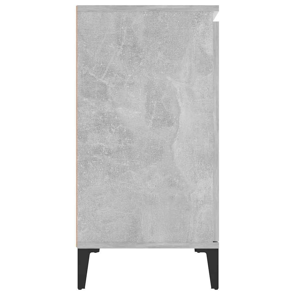 skænk 102x35x70 cm konstrueret træ betongrå
