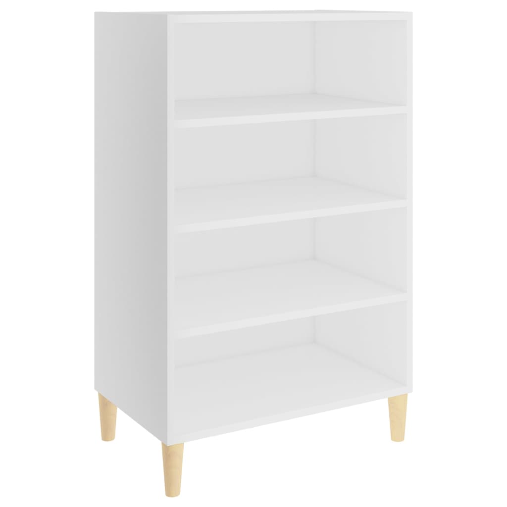 skænk 57x35x90 cm konstrueret træ hvid