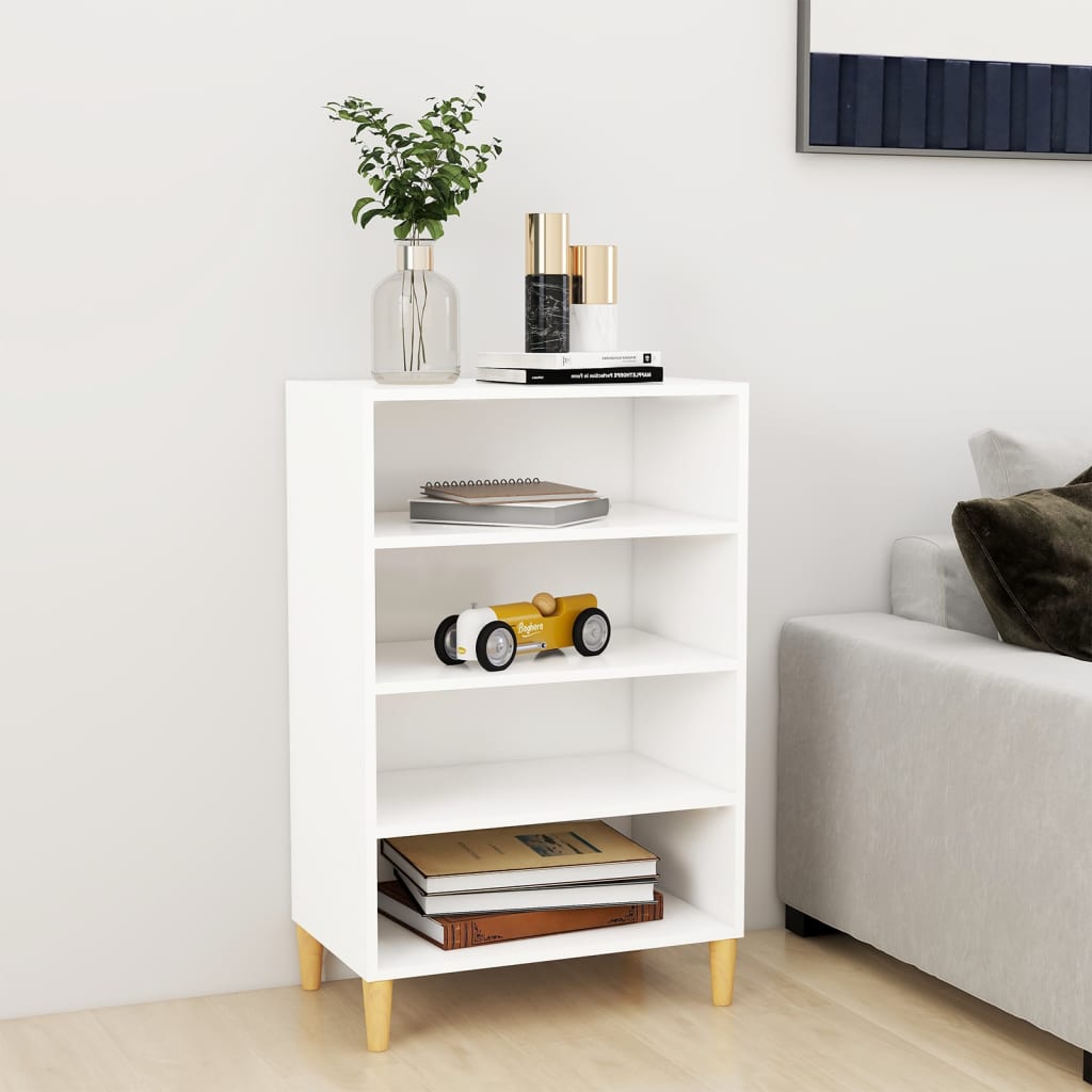 skænk 57x35x90 cm konstrueret træ hvid