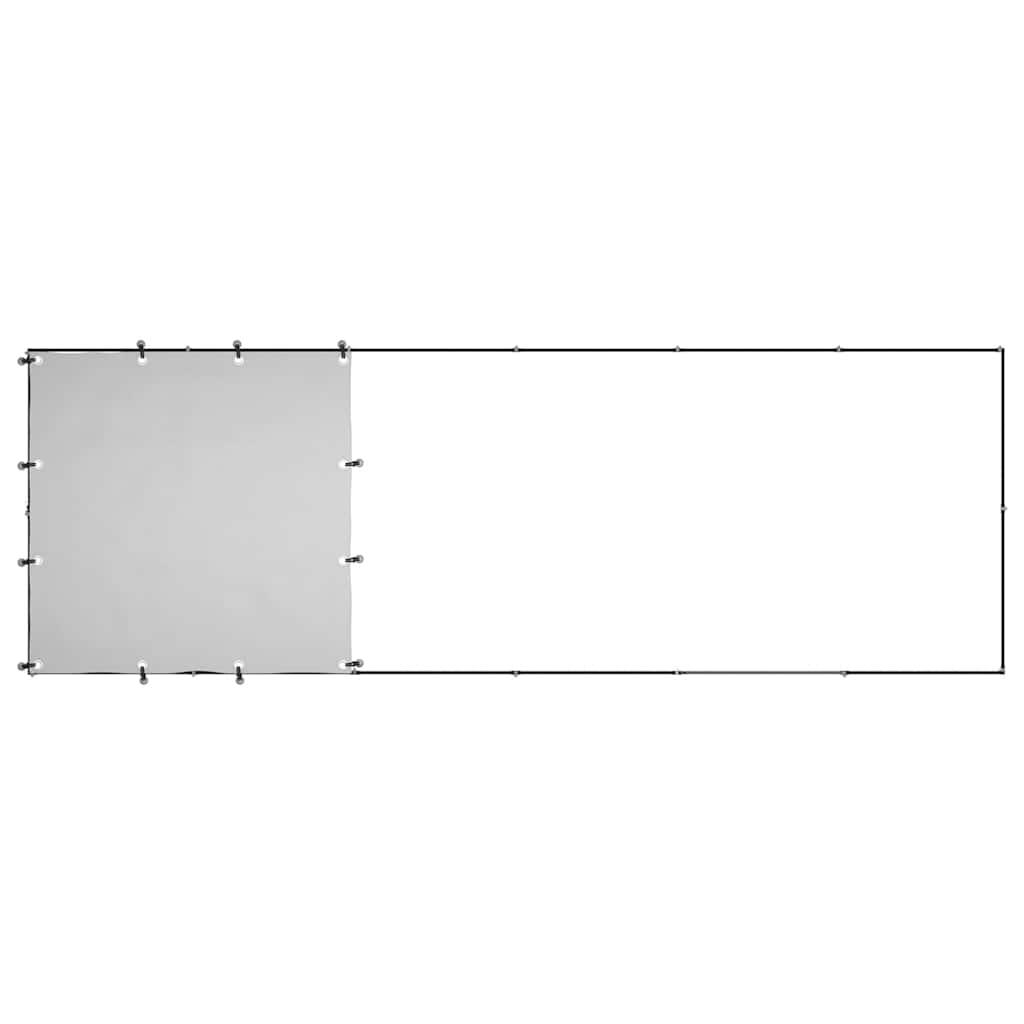 hundeløbegård 330x110x110 cm stål sort