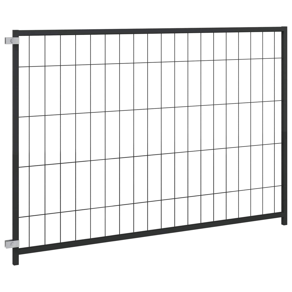 Dyrekasse uden dør Sort 300 x 100 x 70 cm Stål