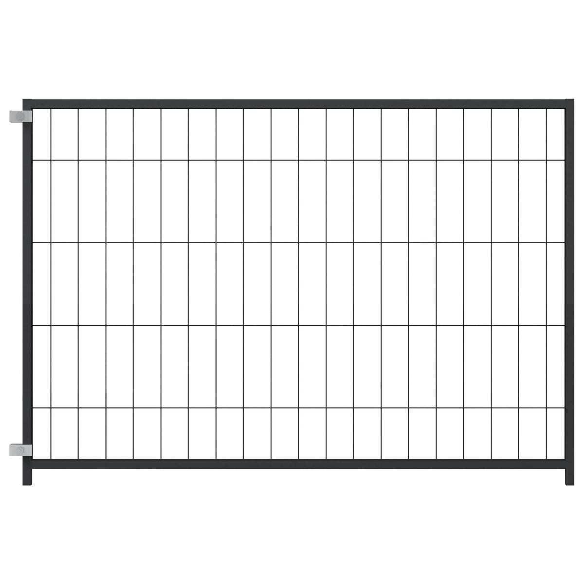 Dyrekasse uden dør Sort 300 x 100 x 70 cm Stål