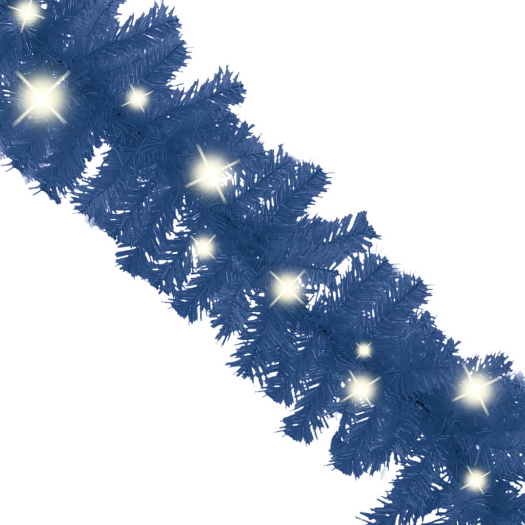 juleguirlande med LED-lys 20 m blå