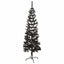 smalt juletræ 150 cm sort