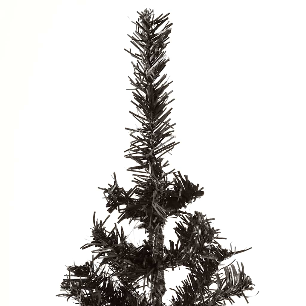 smalt juletræ 150 cm sort