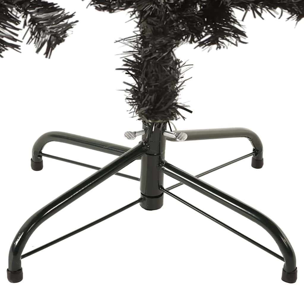 smalt juletræ 150 cm sort