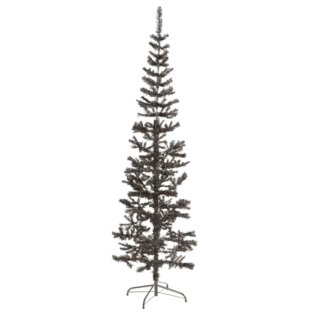 smalt juletræ 180 cm sort