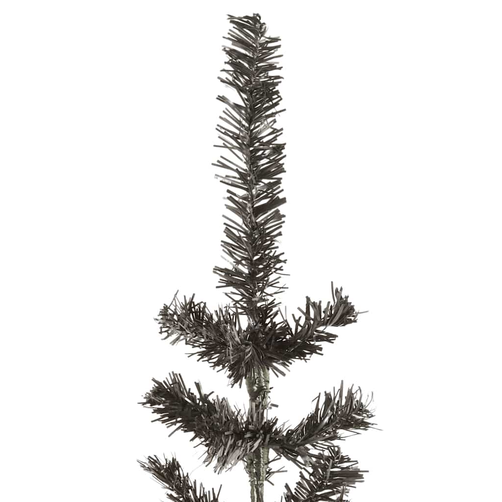smalt juletræ 210 cm sort