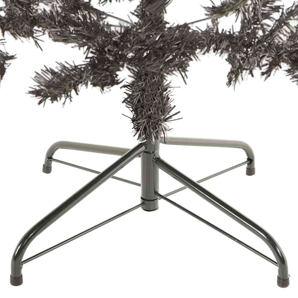 smalt juletræ 210 cm sort
