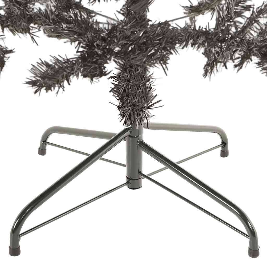 smalt juletræ 240 cm sort