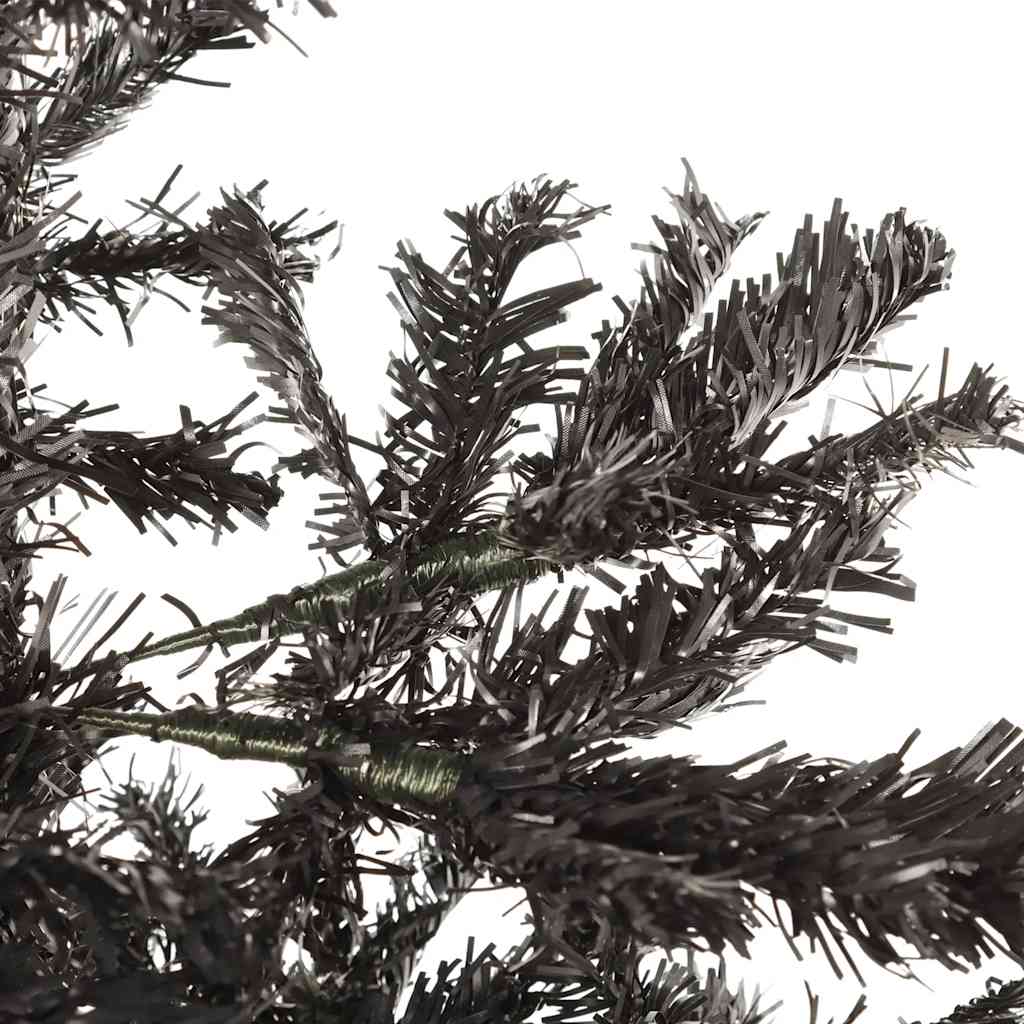 smalt juletræ 240 cm sort