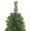 smalt kunstigt juletræ med juletræsfod 120 cm PVC grøn