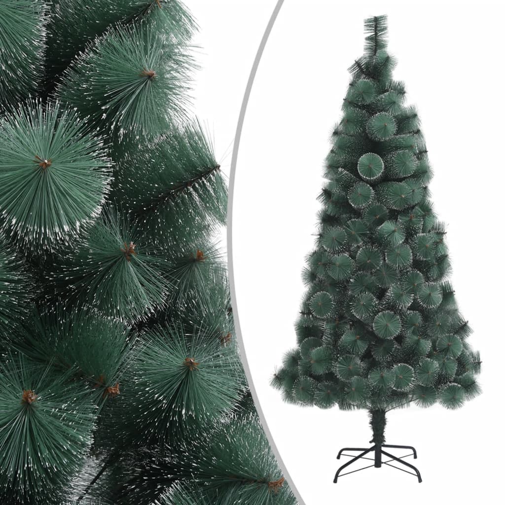 kunstigt juletræ med fod 150 cm PET grøn