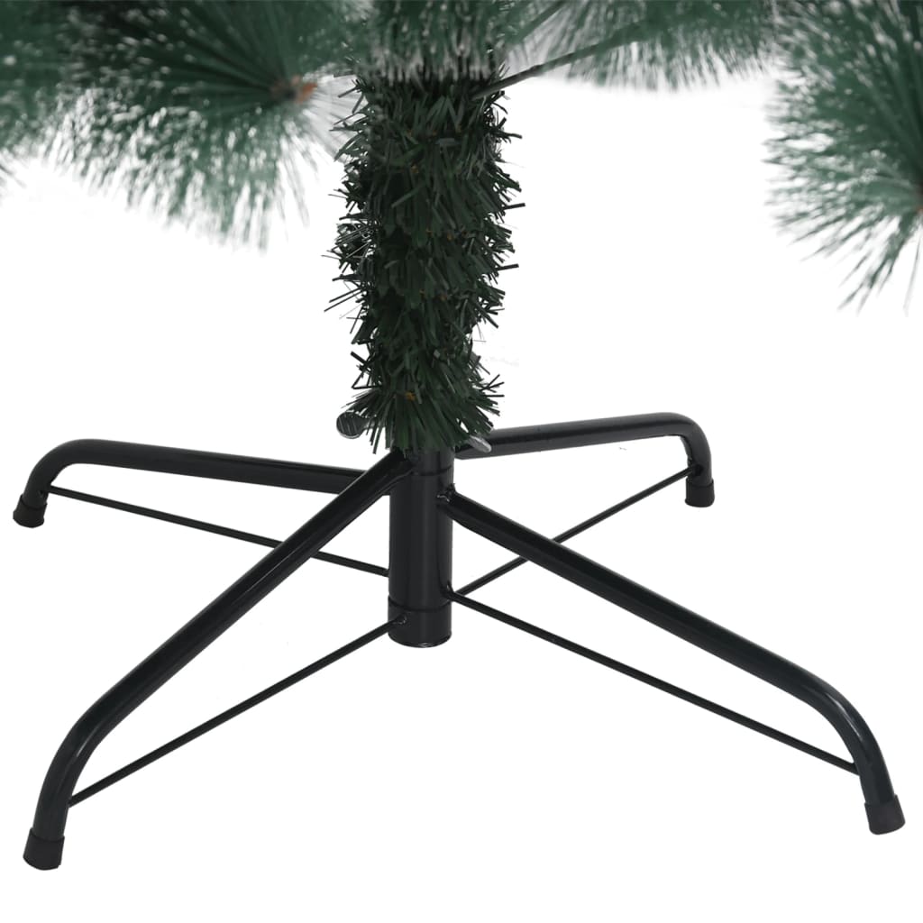 kunstigt juletræ med fod 180 cm PET grøn