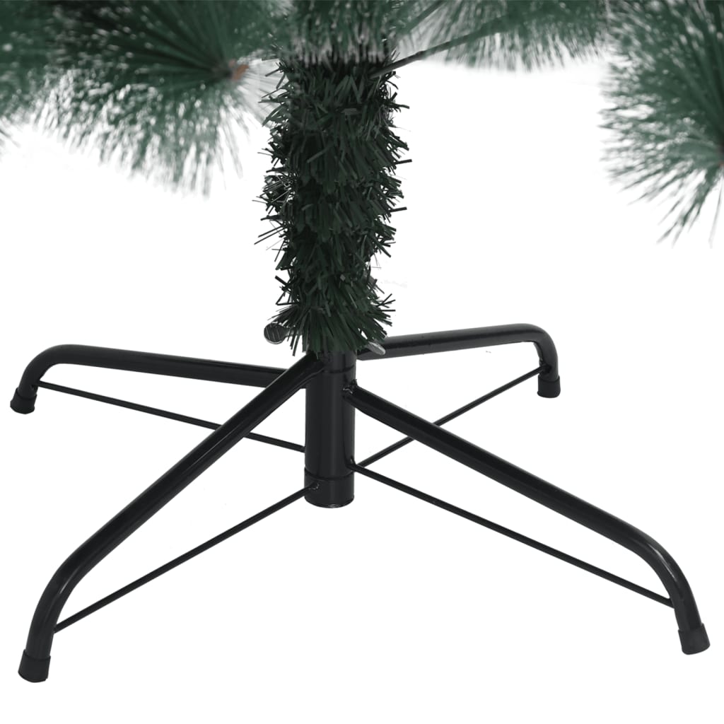 kunstigt juletræ med fod 210 cm PET grøn