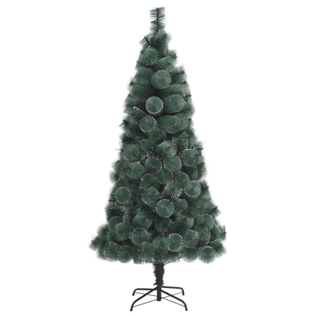 kunstigt juletræ med fod 240 cm PET grøn