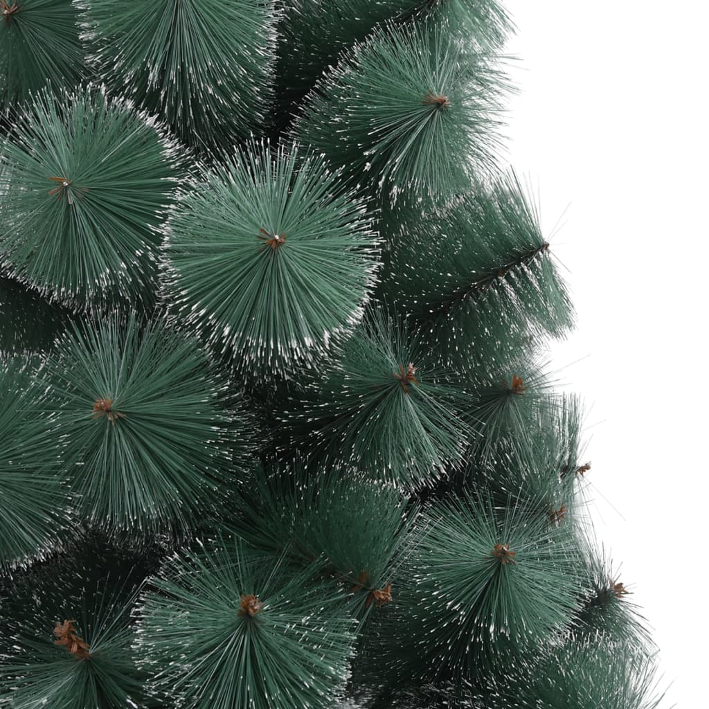kunstigt juletræ med fod 240 cm PET grøn