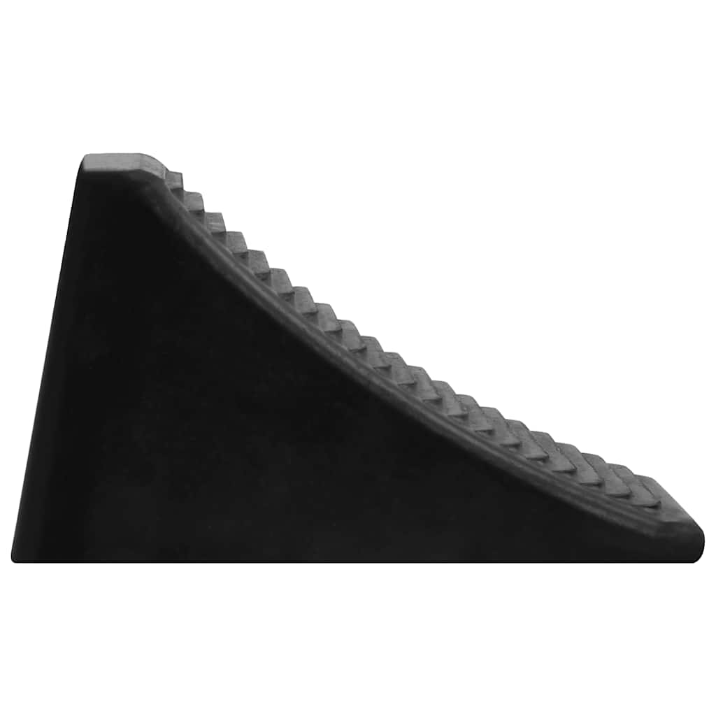 stopklods til parkering 4 stk. 16x9x9 cm gummi