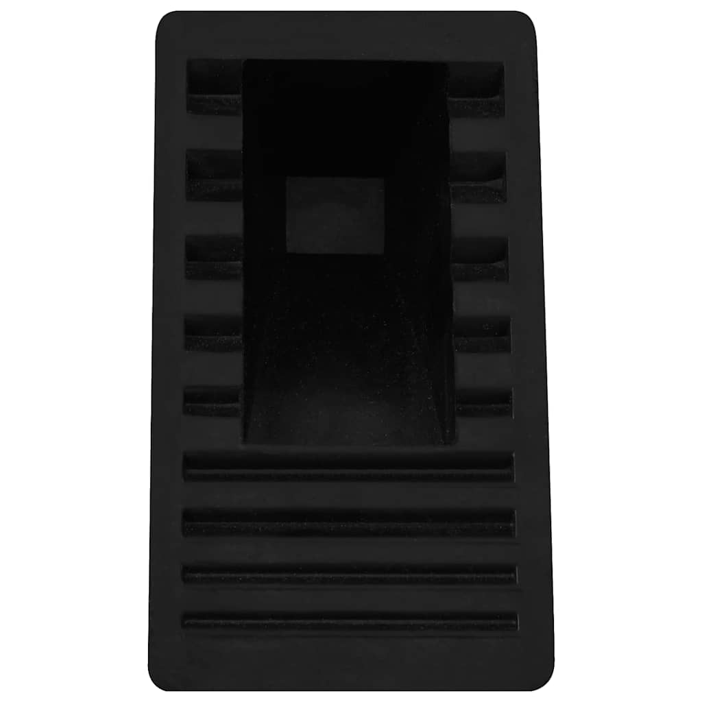 stopklods til parkering 4 stk. 16x9x9 cm gummi