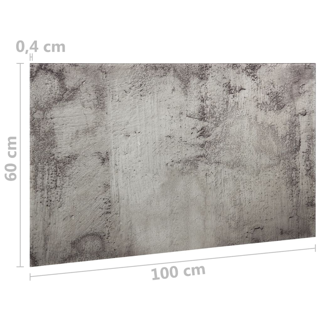 vægmonteret magnetisk tavle 100x60 cm glas