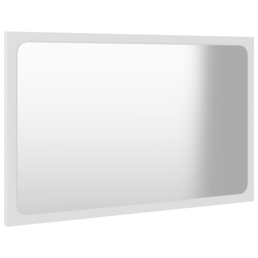 badeværelsesmøbelsæt konstrueret træ hvid
