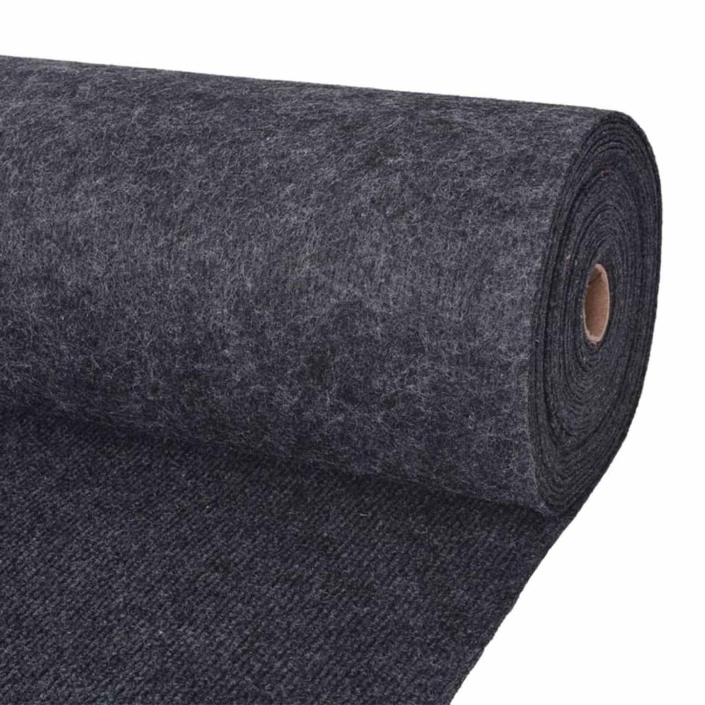 Tæppe Antracit 1,2 x 10 m Polyester