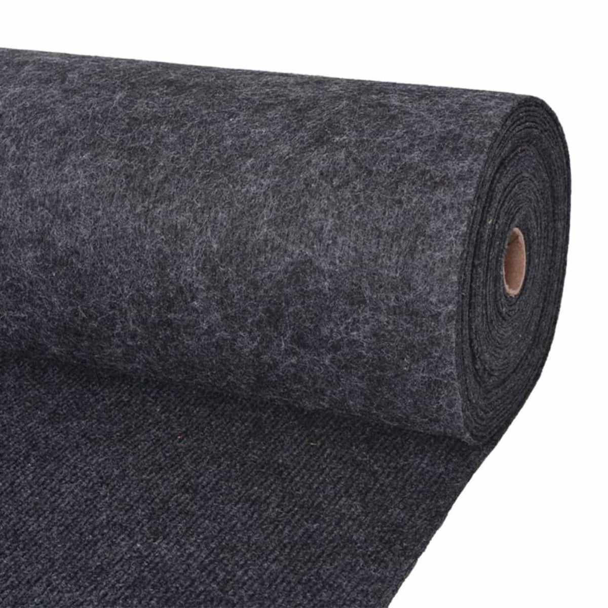 Tæppe Antracit 1,2 x 15 m Polyester