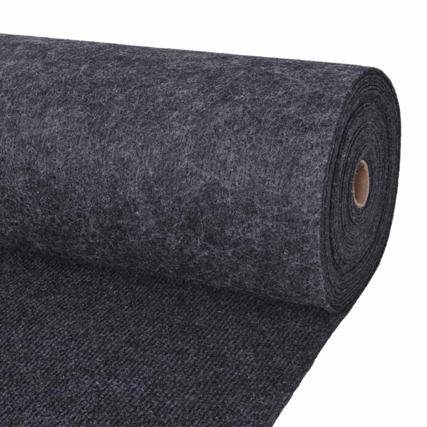 Tæppe Antracit 1,2 x 20 m Polyester
