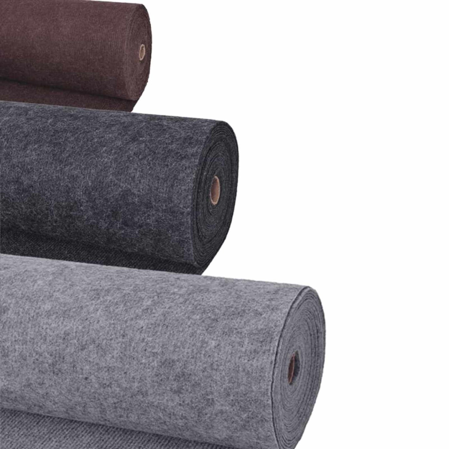 Tæppe Grå 1,2 x 10 m Polyester