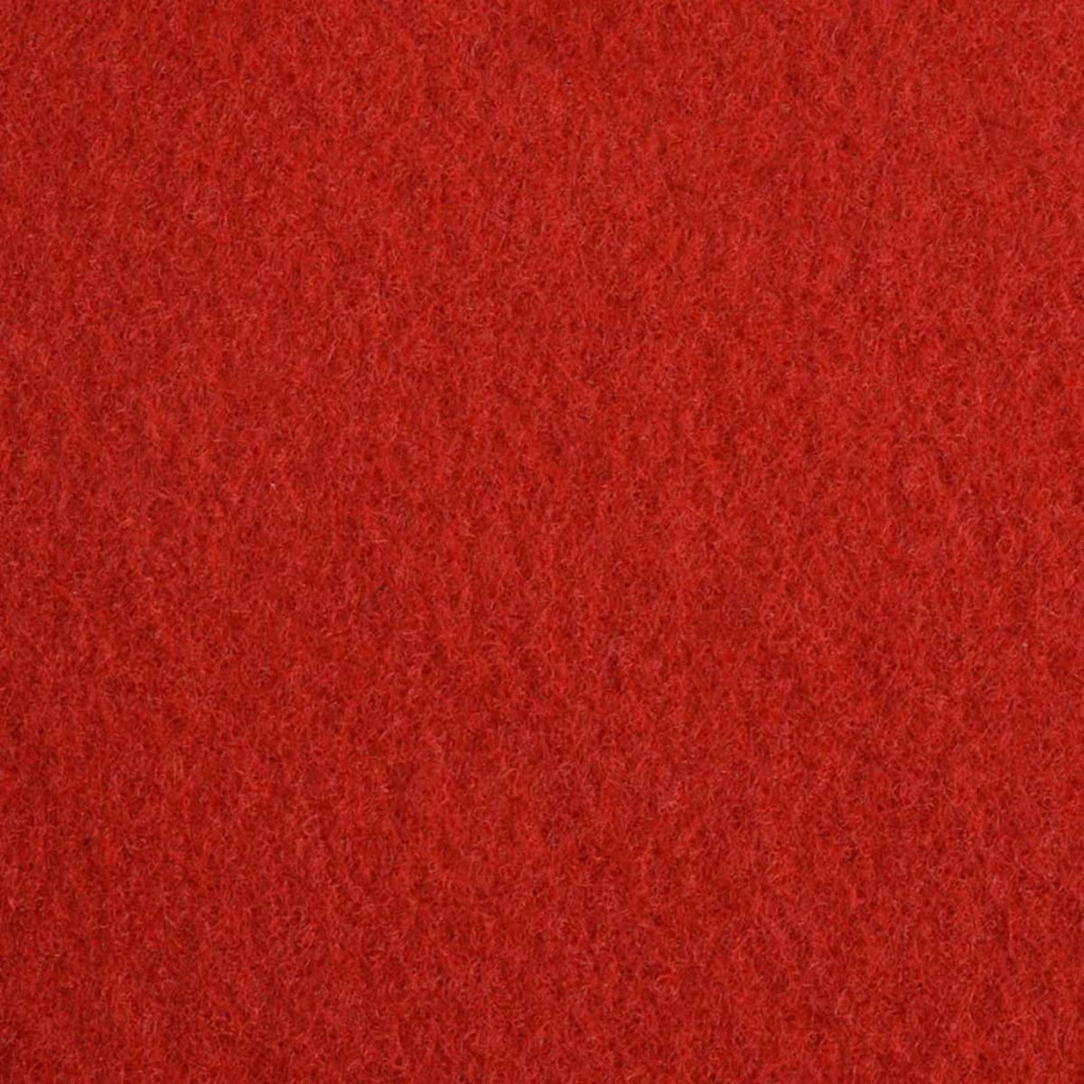 Tæppe Ensfarvet Rød 1,2 x 12 m Polyester