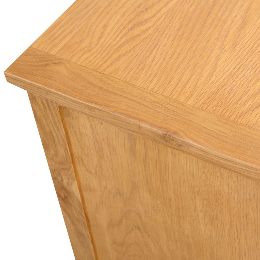 tv-skab 110x35x44 cm massivt egetræ