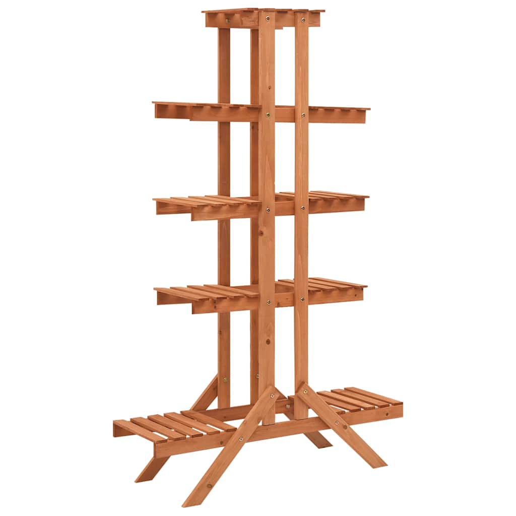 plantestativ 83x25x132 cm massivt fyrretræ