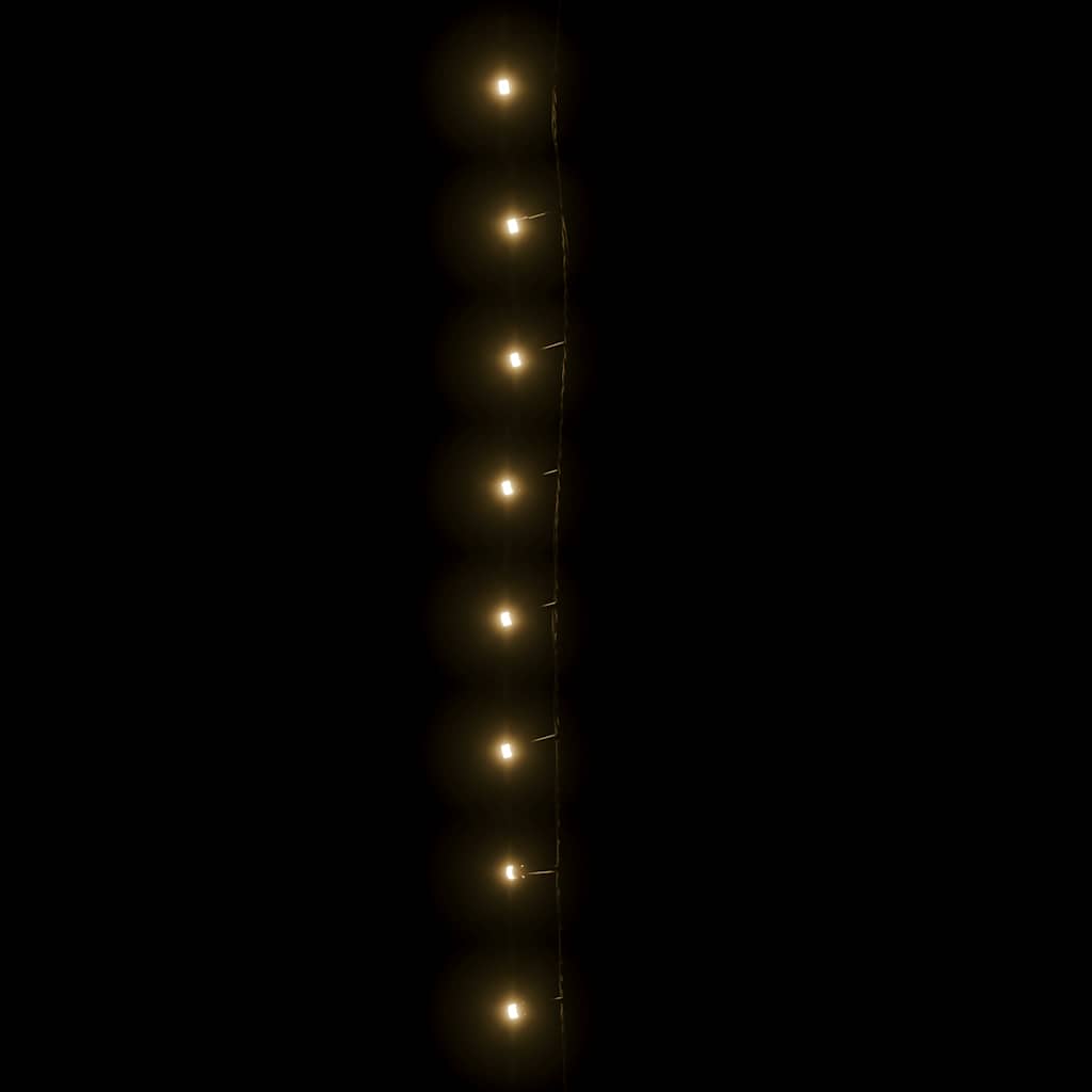 LED-lyskæde med 300 LED'er 30 m PVC varmt hvidt lys