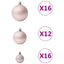 julekuglesæt 100 stk. pink