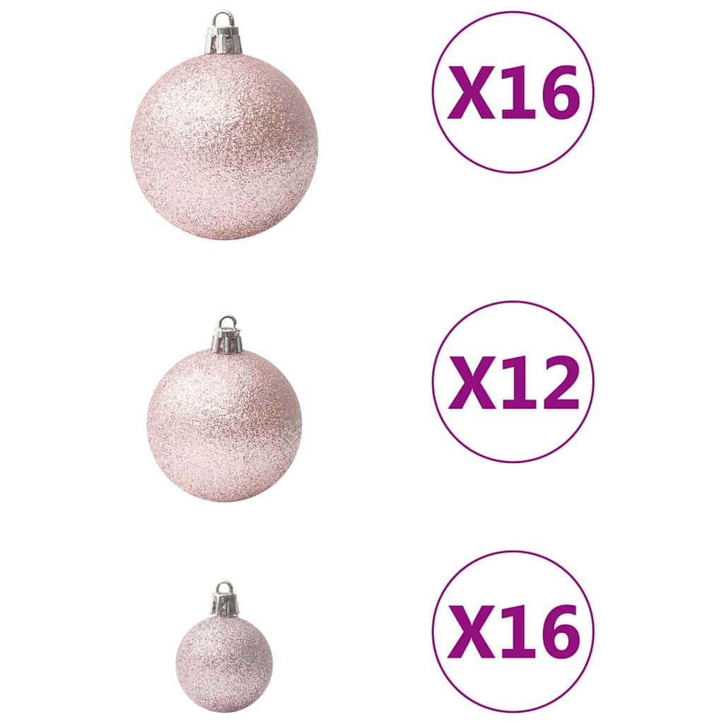 julekuglesæt 100 stk. pink