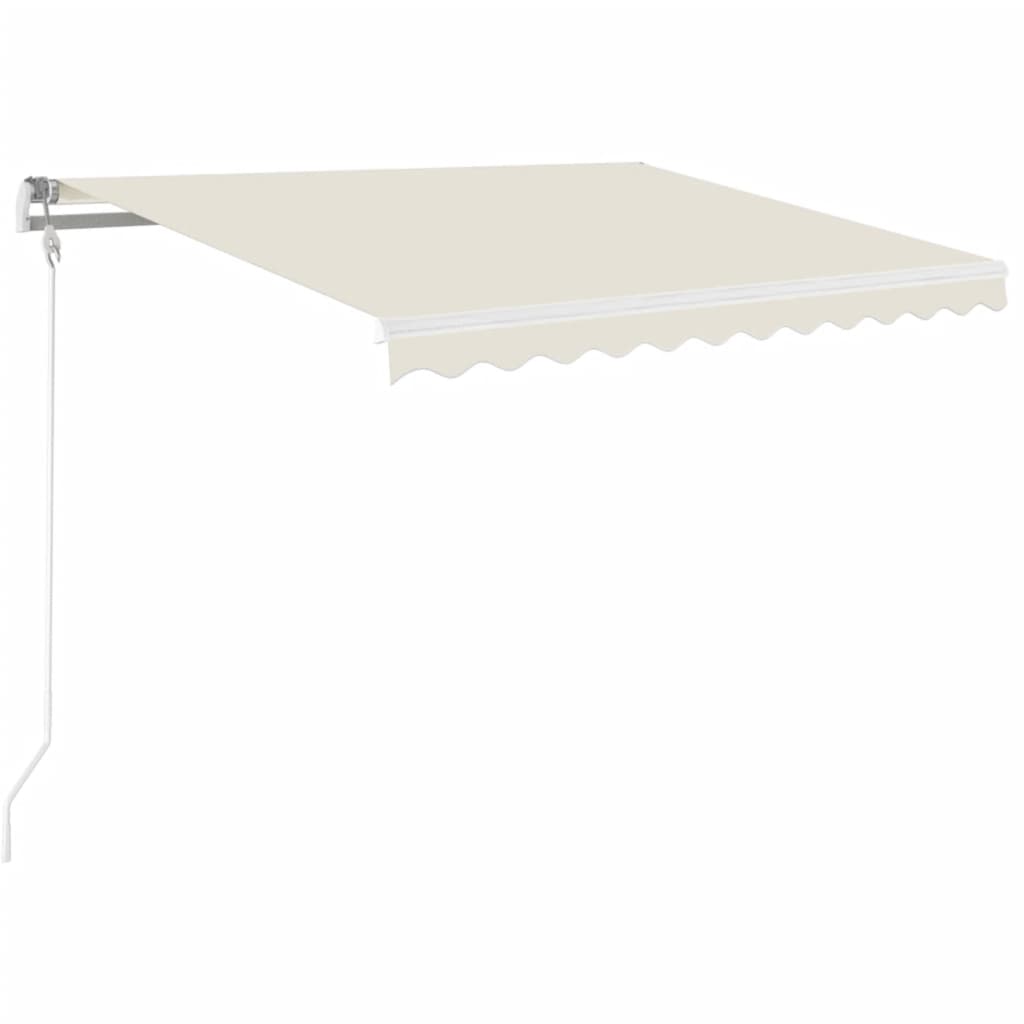 markise 350x250 cm manuel betjening cremefarvet
