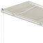 markise 350x250 cm manuel betjening cremefarvet