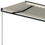 markise 450x350 cm manuel betjening cremefarvet