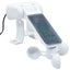 markise m. gardin+LED+vindsensor 3,5x2,5 m auto cremefarvet