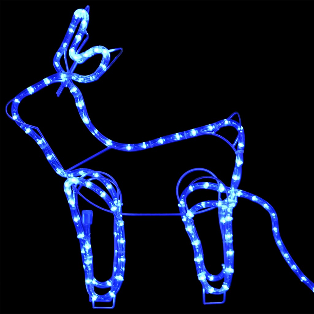 rensdyr og kane udendørs juledekoration 576 LED'er