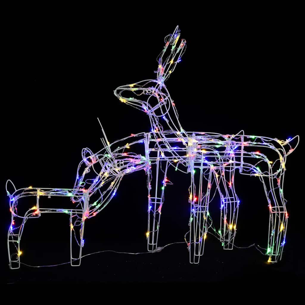 juledekoration i 3 dele rensdyr 229 LED'er