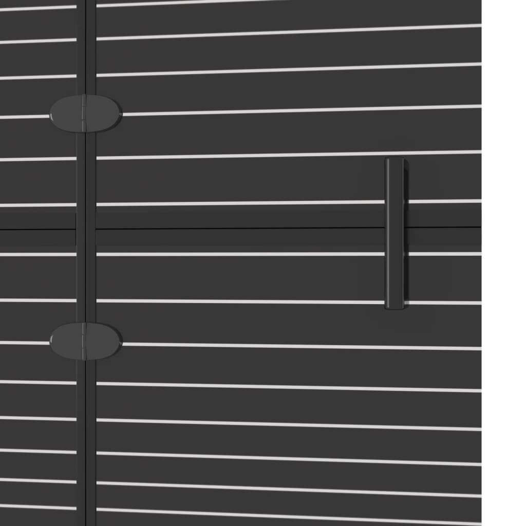 foldbar bruseafskærmning 100x140 cm sikkerhedsglas sort