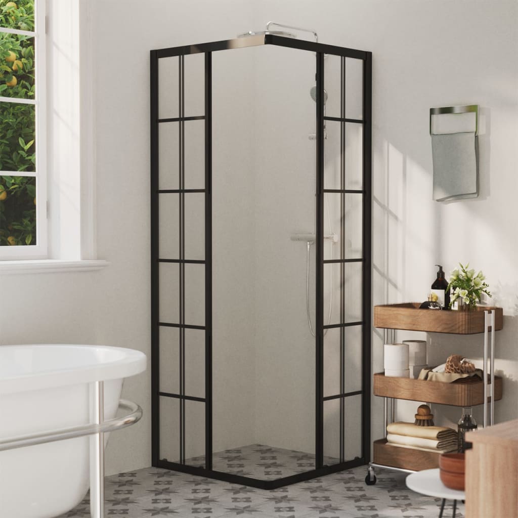 brusekabine 80x80x180 cm sikkerhedsglas