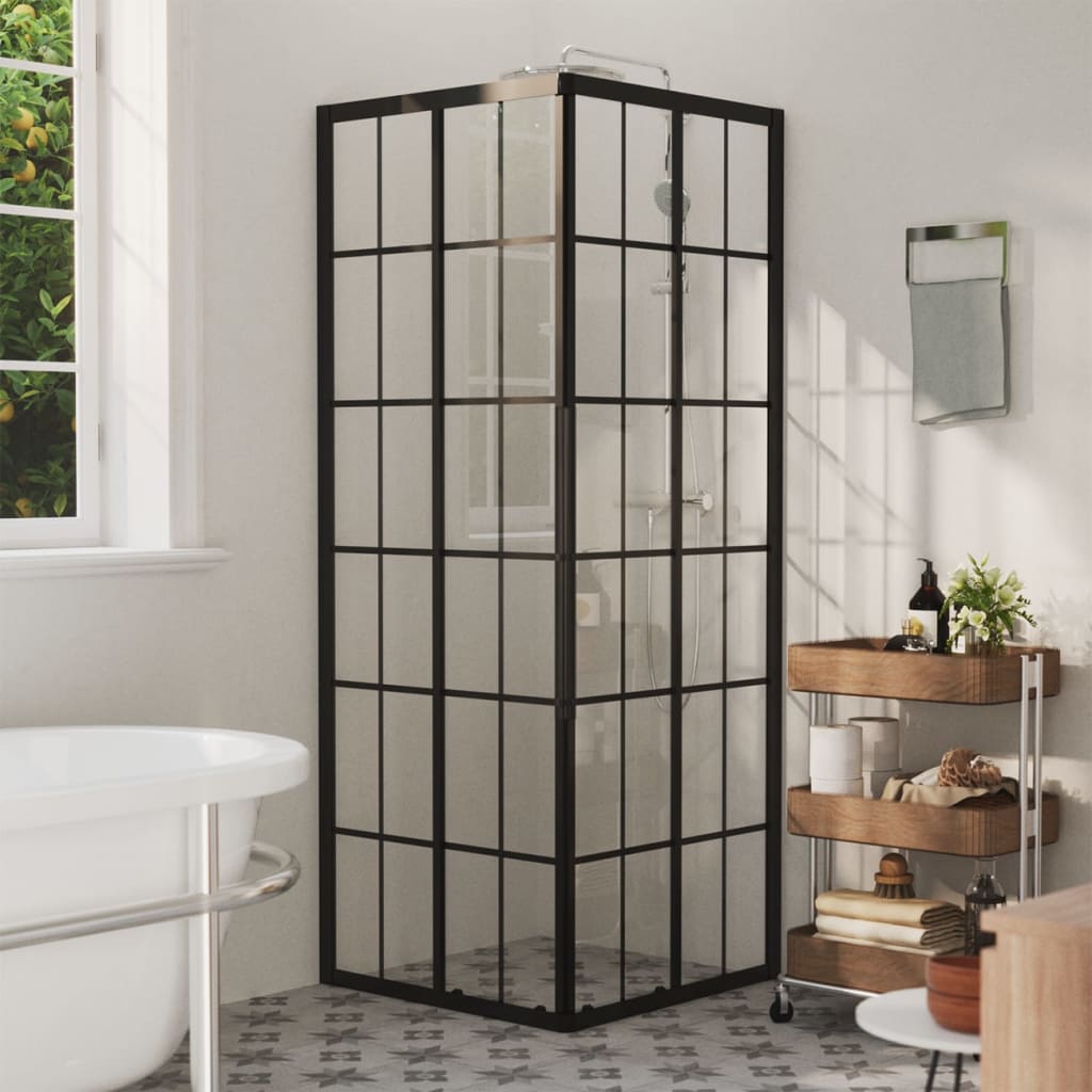 brusekabine 80x80x180 cm sikkerhedsglas