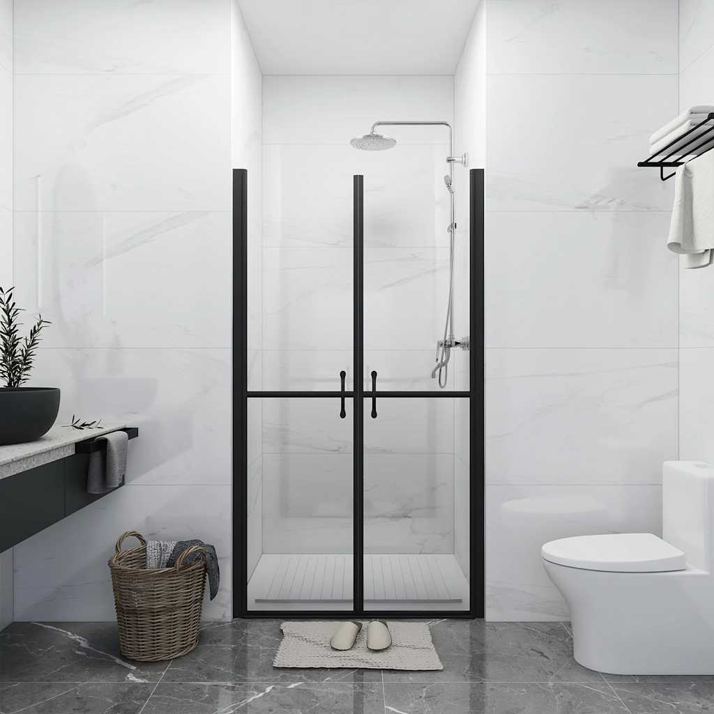 brusedør (78-81)x190 cm klart sikkerhedsglas