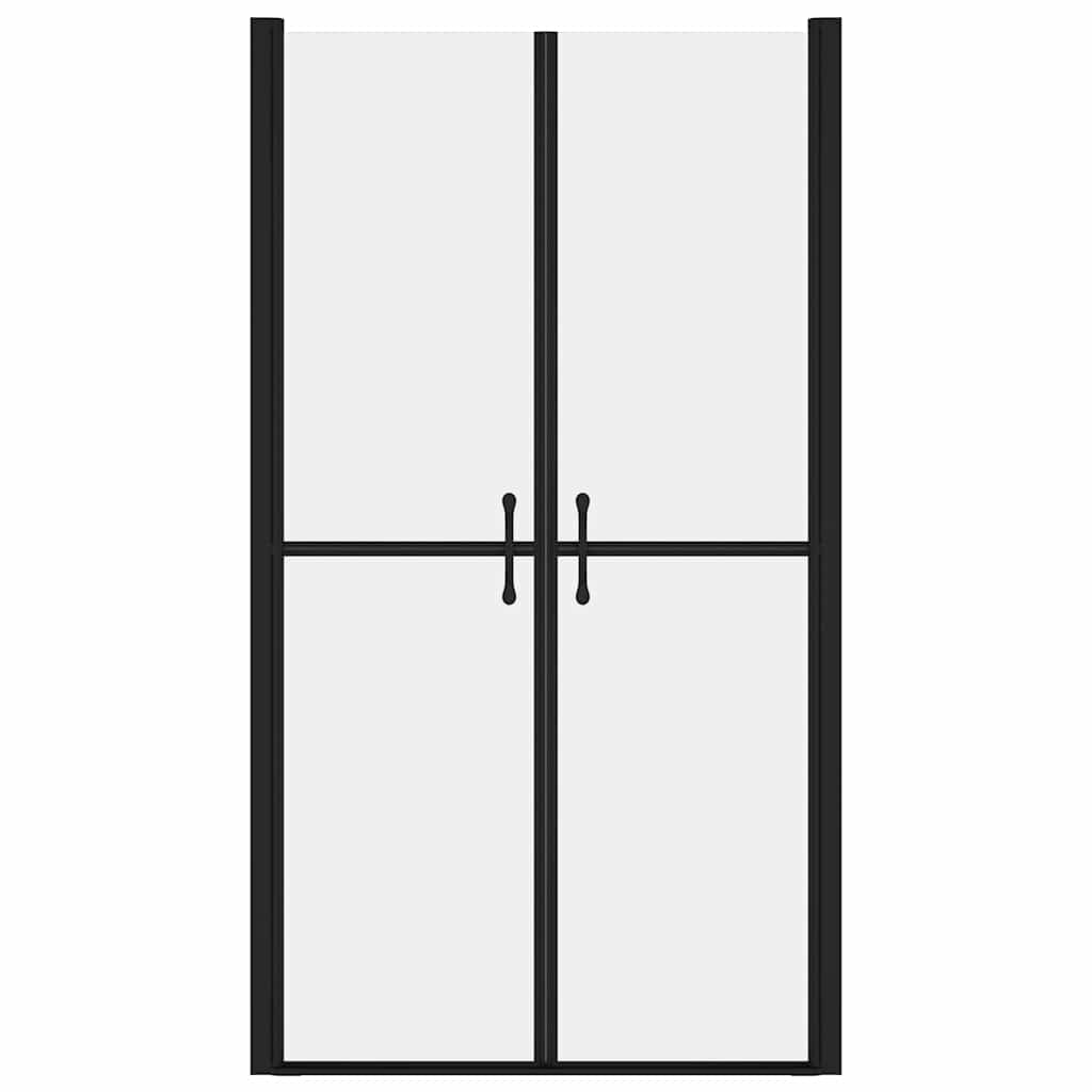 brusedør (73-76)x190 cm sikkerhedsglas matteret