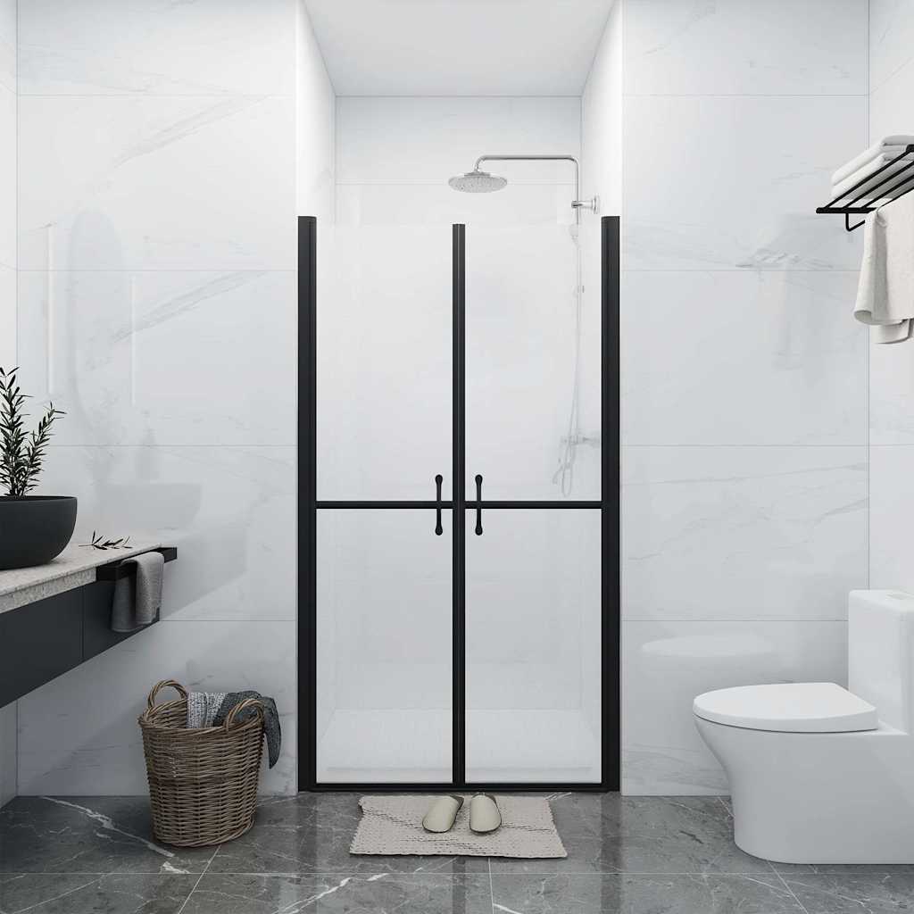 brusedør (73-76)x190 cm sikkerhedsglas matteret