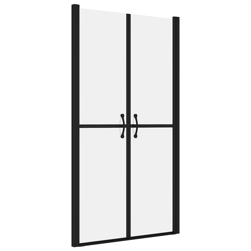 brusedør (78-81)x190 cm sikkerhedsglas matteret
