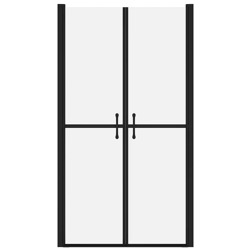 brusedør (78-81)x190 cm sikkerhedsglas matteret