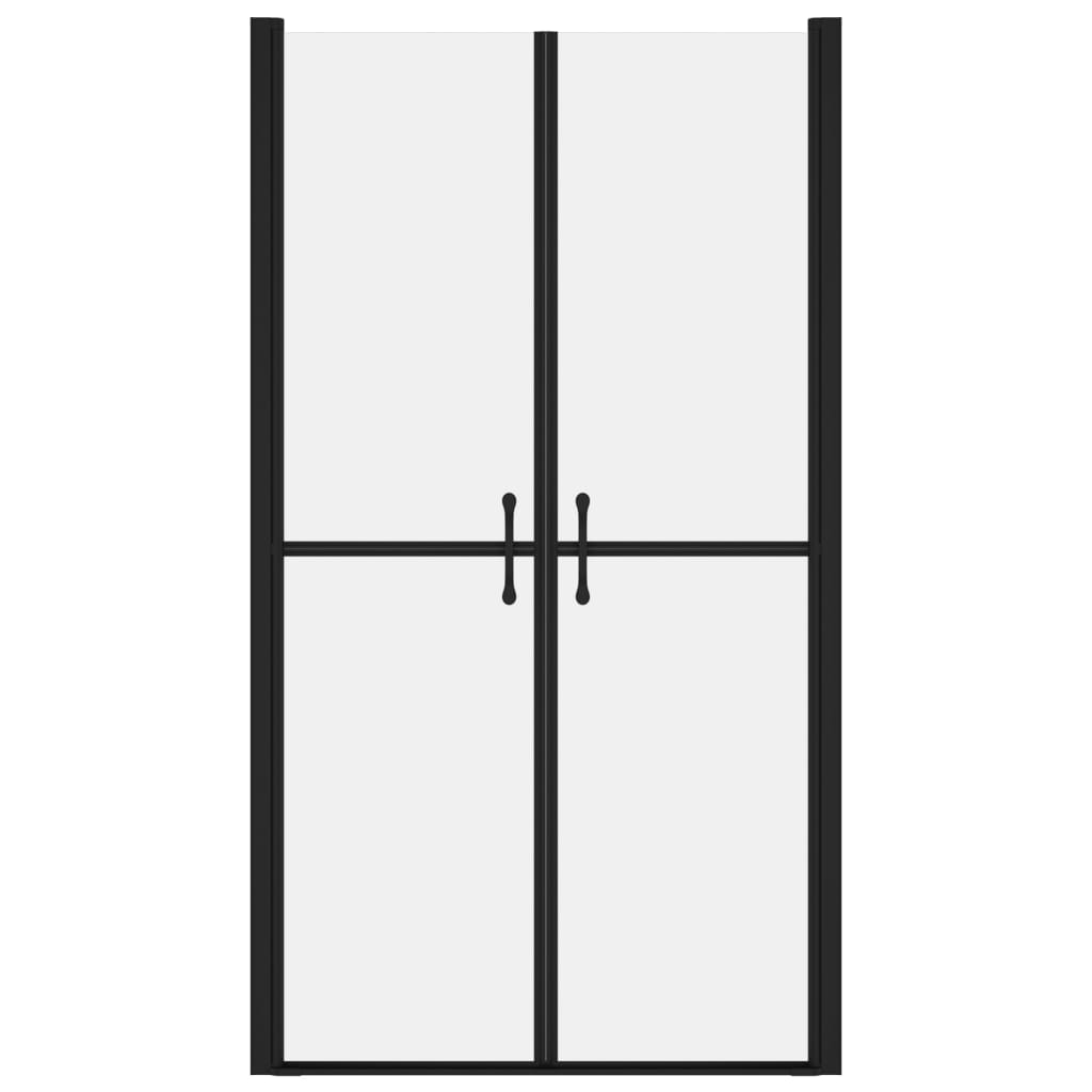 brusedør (83-86)x190 cm sikkerhedsglas matteret